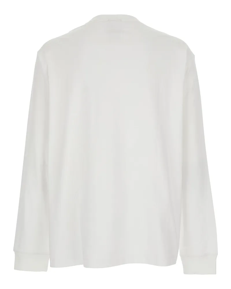 Calvin Klein Men's Crew Neck T-Shirt White Cotton T-Shirts And Polos White
