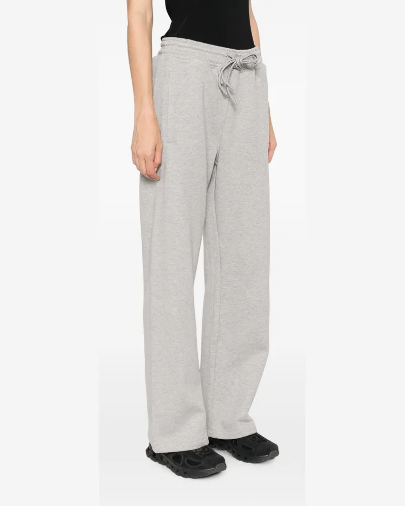 adidas Wide-Leg Organic Cotton Trousers — Grey Grey
