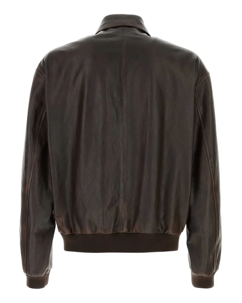 Prada Men's Capi Pelle Moro Giacche In Jacket Brown