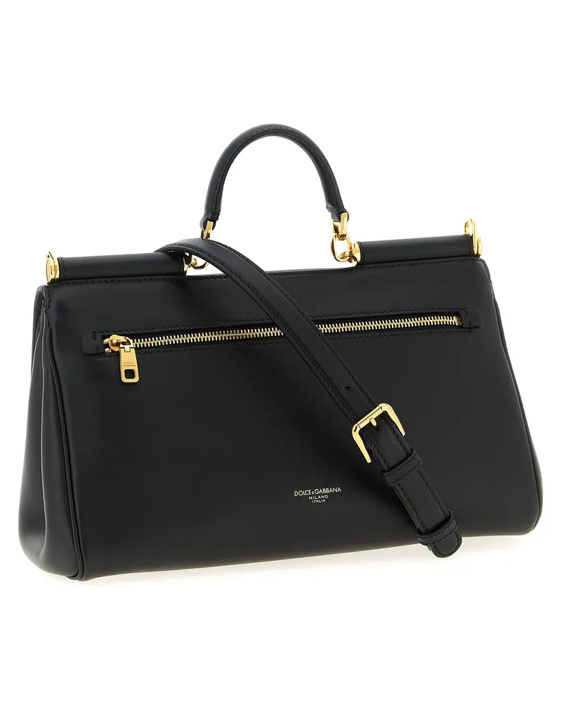 Dolce & Gabbana Top Handle Bag — Black Black