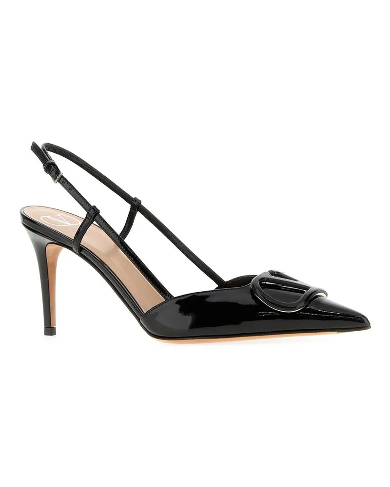 Valentino Garavani Back Slingback Pumps — Black Black