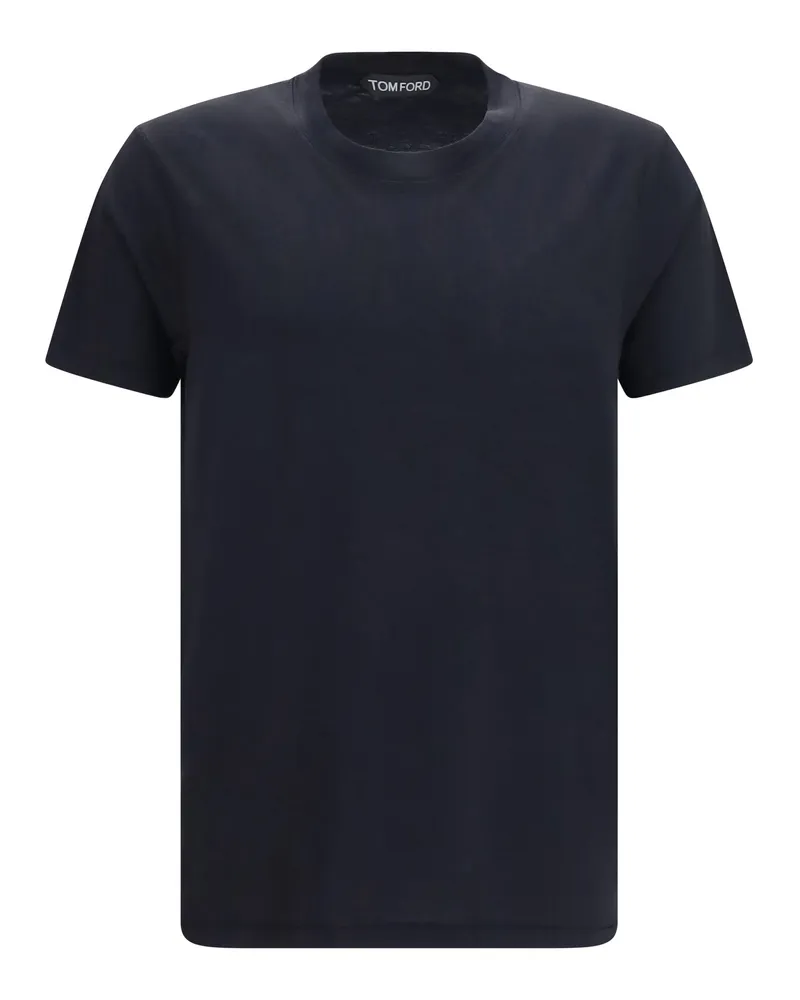 Tom Ford Men's Cotton T-Shirt Black T-Shirts And Polos Black