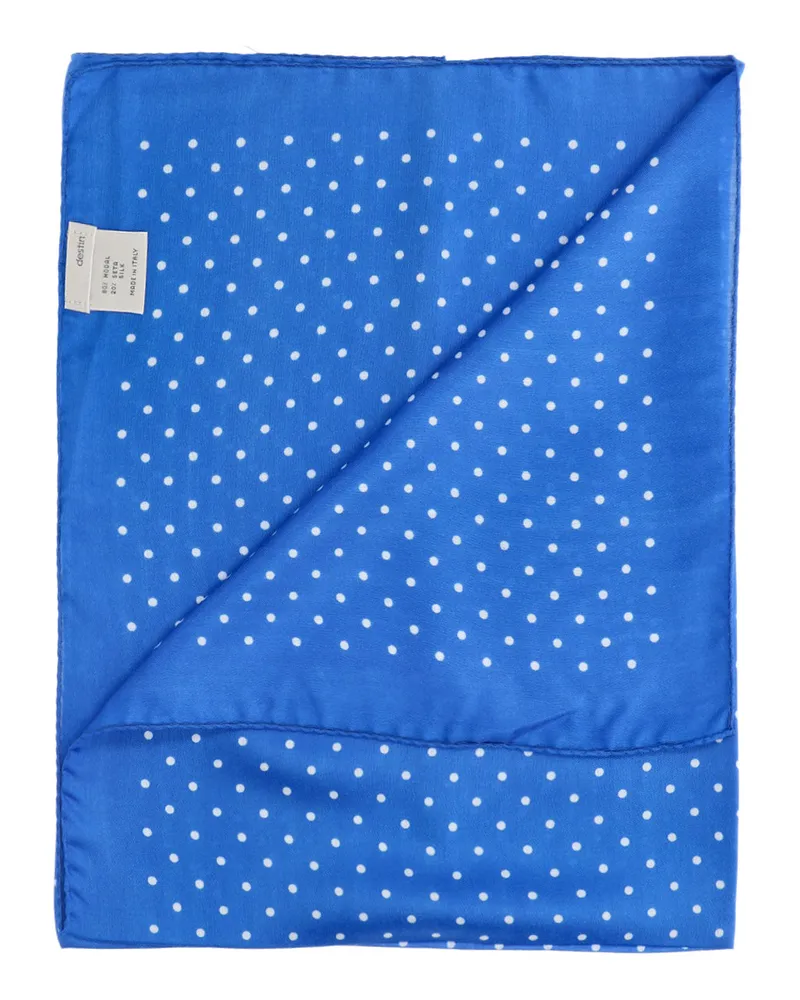 Destin Unisex Scarfs Blue Modal Blue