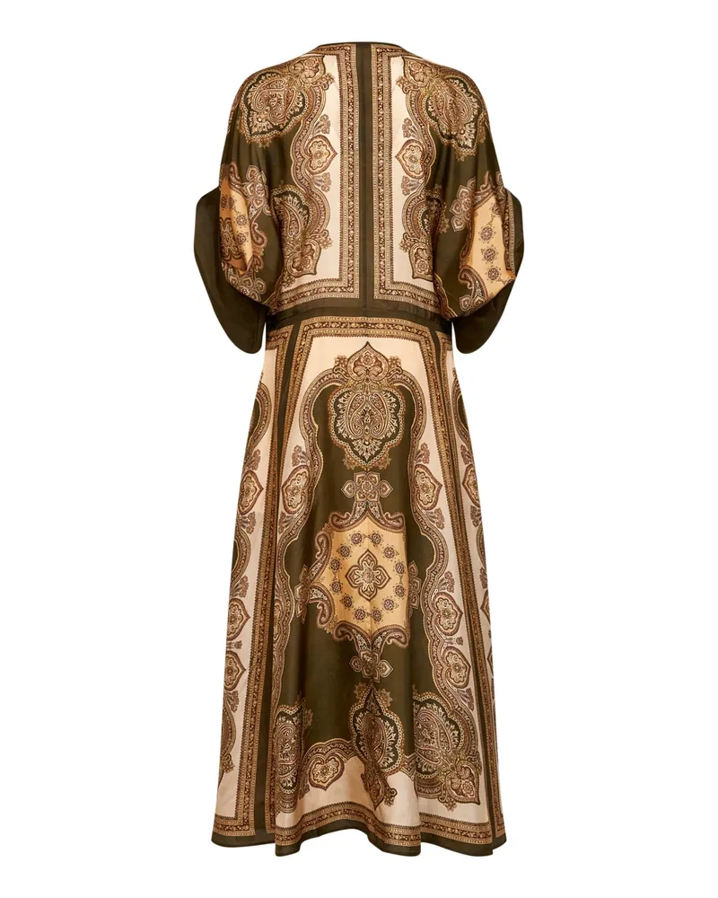 Zimmermann Mahon Midi Dress — Olive Olive