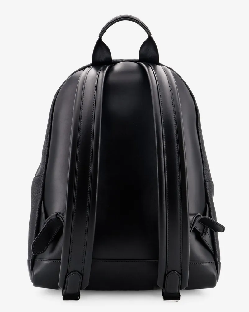 Tom Ford Men's Leather Backpack Black Backpacks Black