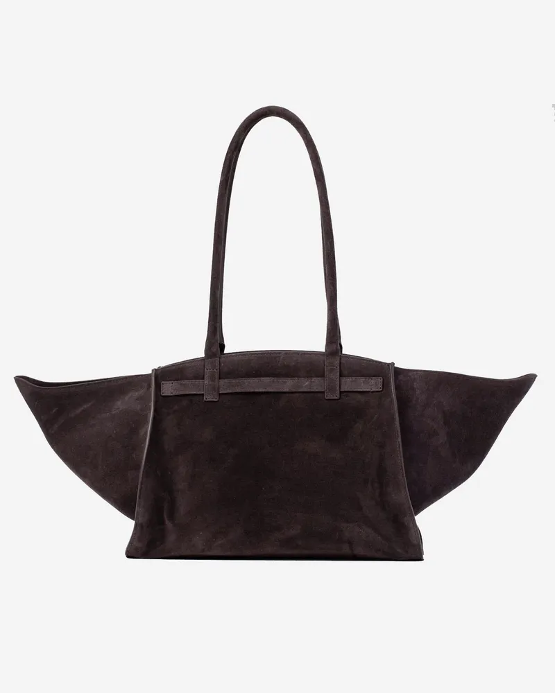 Benedetta Bruzziches Women's Mame Suede Shoulder Bag Dark Purple Purple