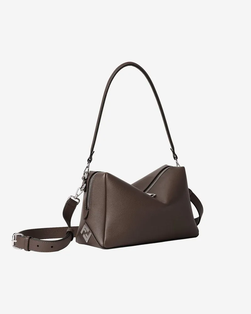 Fendi Men's Shoulder Bag Lui Medium Brown Brown