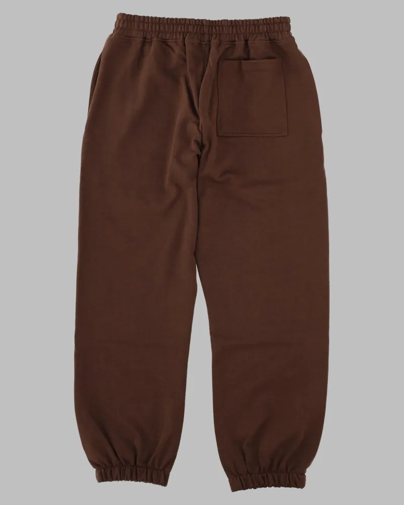 BARROW Logo-Embroidered Cotton Joggers — Brown Brown