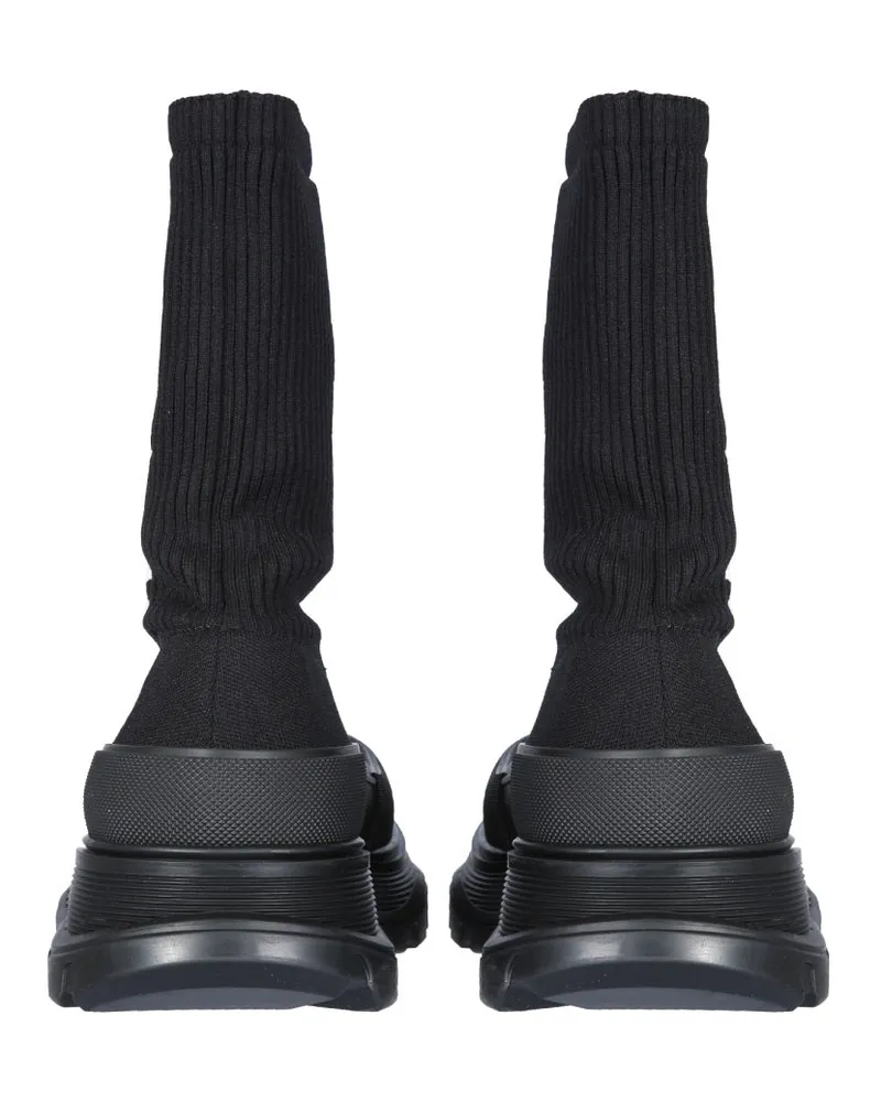 Alexander McQueen Tread Slick Boot — Black Black