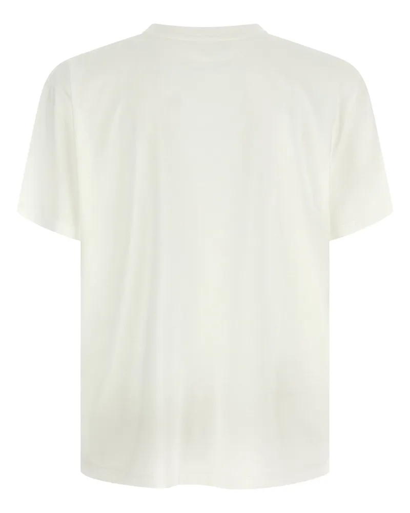Maison Margiela Numeric Signature Spray Print T-Shirt — White White