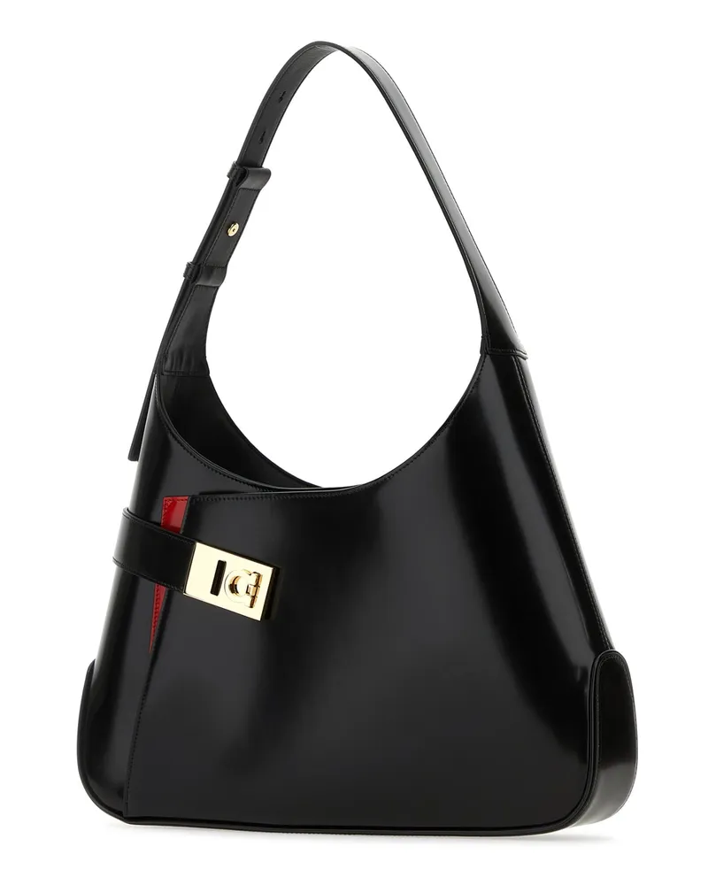 Ferragamo Neroflamered Borse A Mano Bag Black