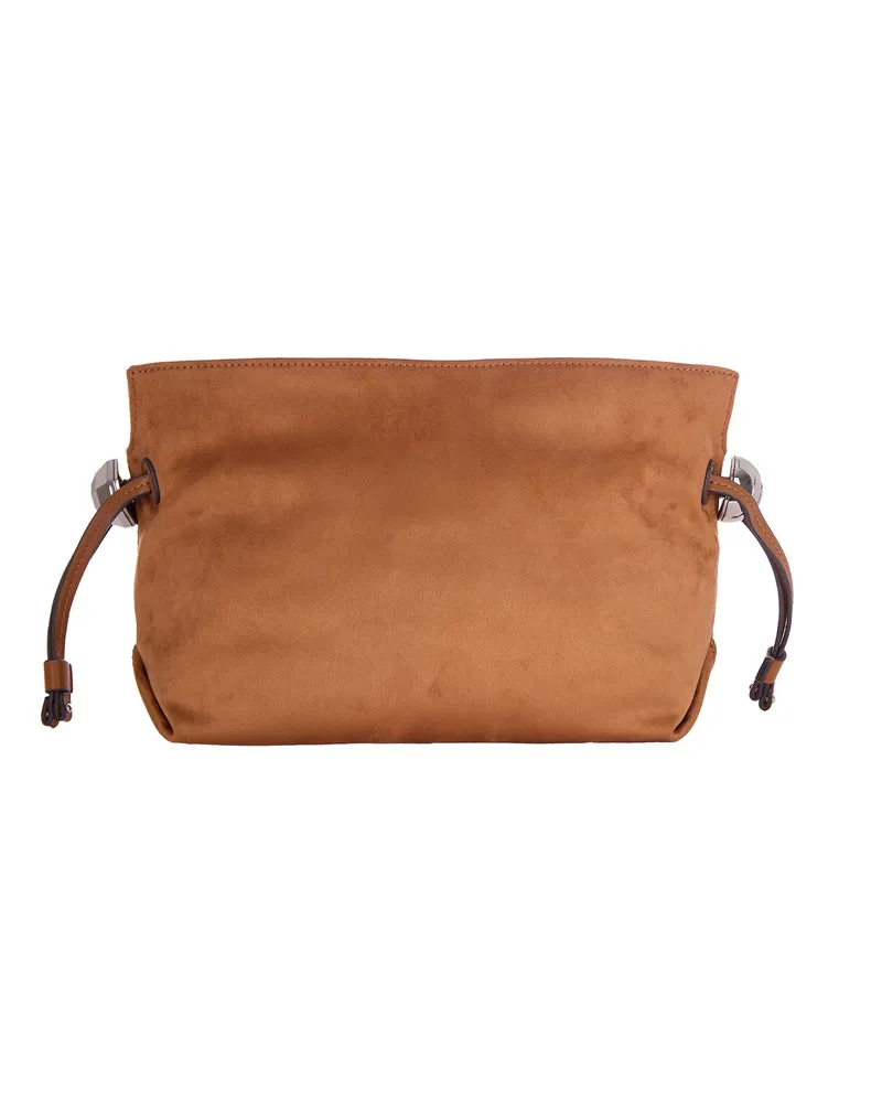 Liu Jo Women's Shoulder Bag Riccy Sequoia Polyester Brown