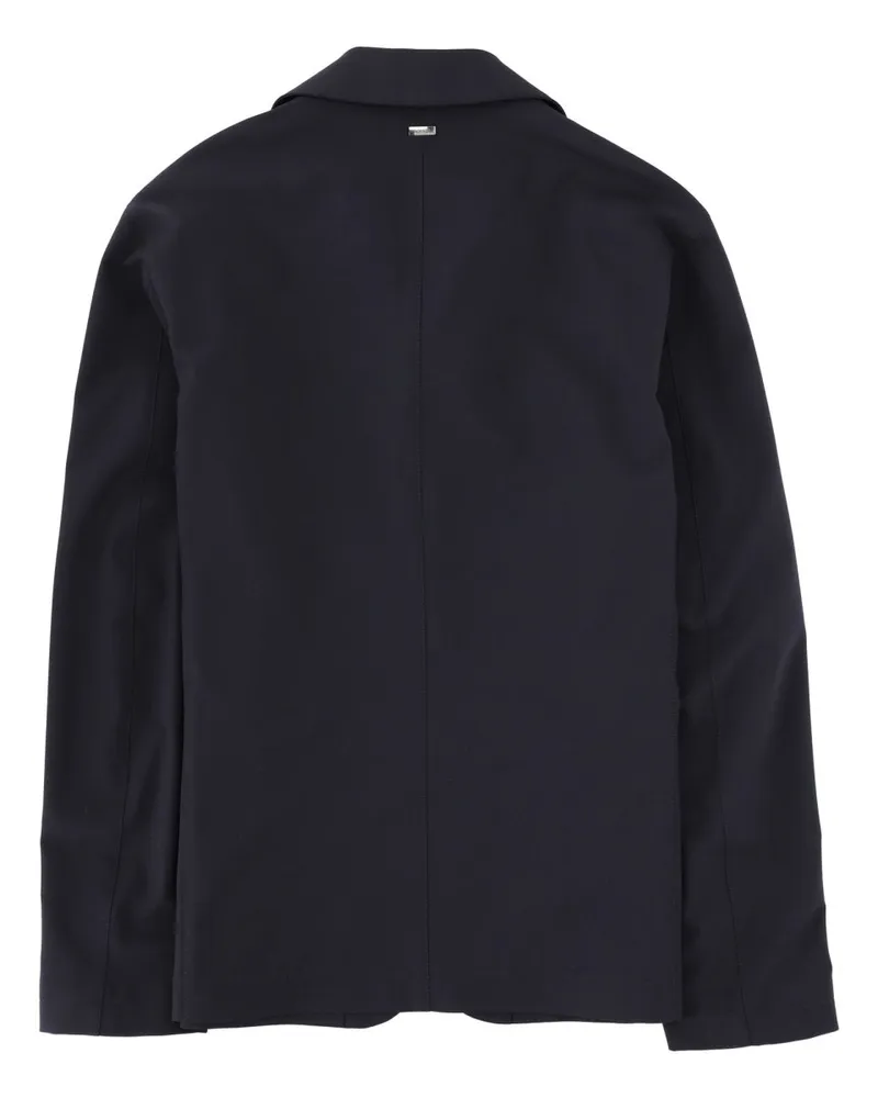Herno Wool Blend Blazer — Blue Blue