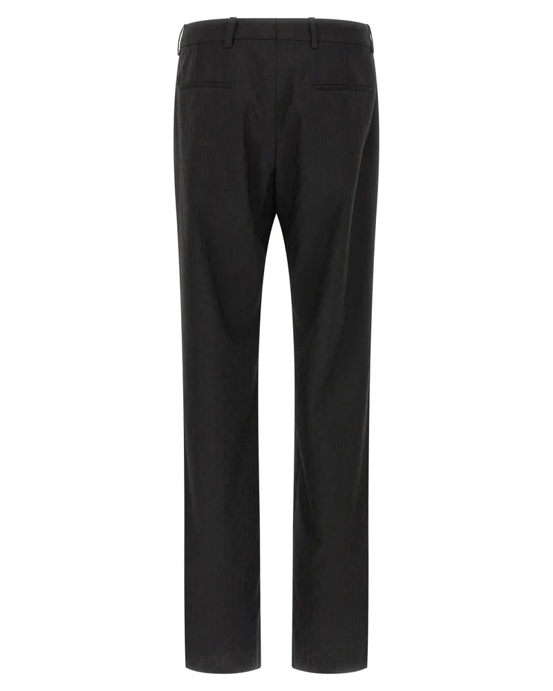 Gucci GG Wool Blend Formal Trousers — black Black