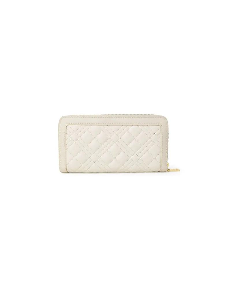 Moschino Women's Beige Polyethylene Wallet Beige