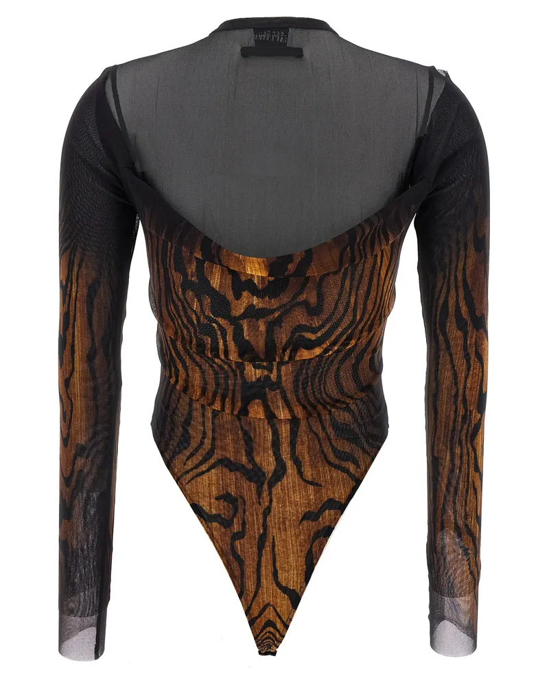Jean Paul Gaultier Women's Multicolor Polyamide Bodysuit Clothing Multicolor