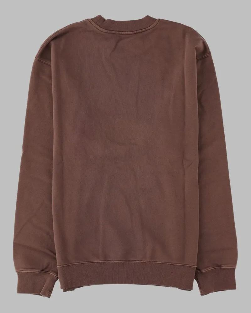 Jacquemus Logo-Detail Cotton Sweatshirt — Brown Brown