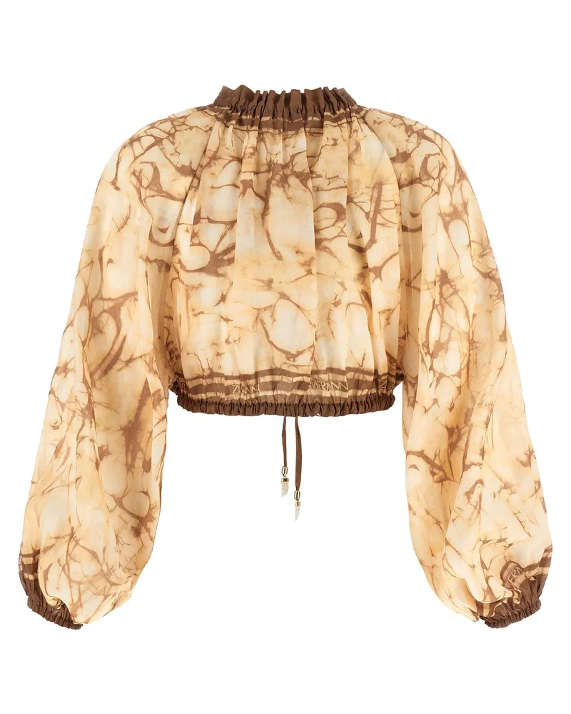 Zimmermann Indra Sweatshirt — Cream Cream