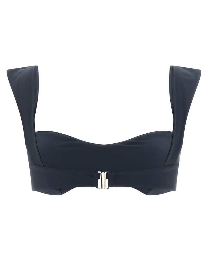 Magda Butrym Bikini Top — Black Black
