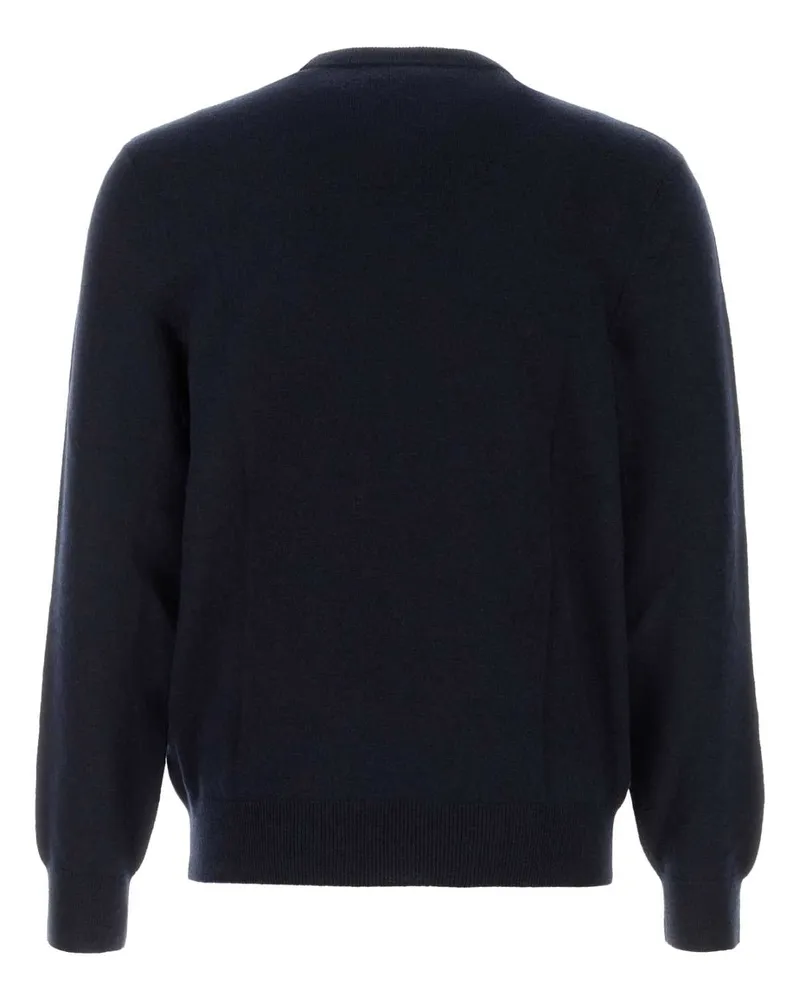 Brioni Cashmere Crew-Neck Sweater — Navy Navy