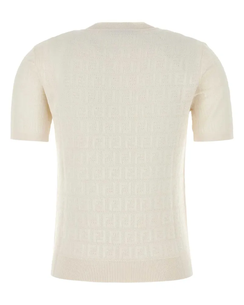 Fendi Lace Sweater — White White