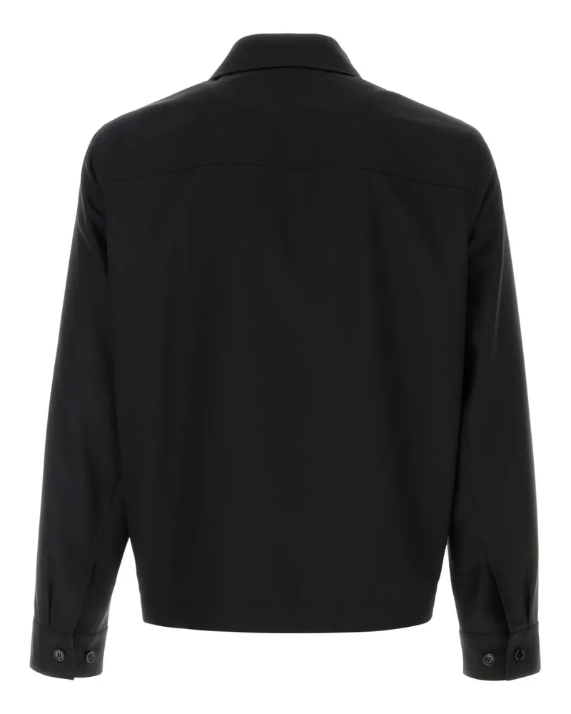 Burberry Black Exterior: Wool Lining: Cupro Giubbini Jacket Black