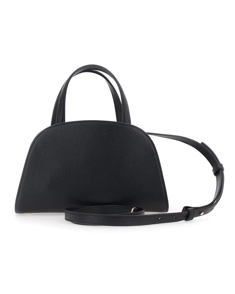 Tory Burch Women's Tote Bag Romy Black Leather Handles Cow Black