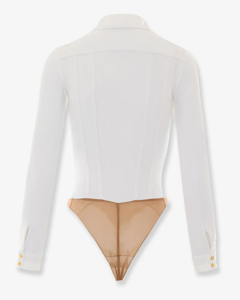 Elisabetta Franchi Women's Shirt Stretch Viscose White White