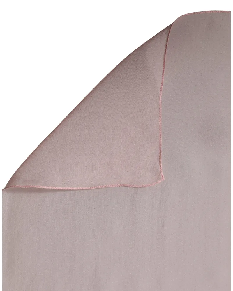 Dolce & Gabbana Women's Light Pink Silk Neck Wrap Shawl Stole 272cm X 120cm Scarf Pink