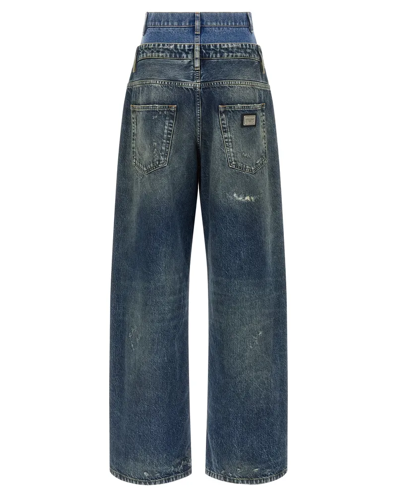Dolce & Gabbana Women Blue Cotton Jeans Denim Clothing Blue
