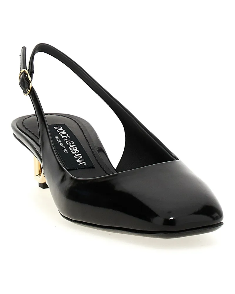 Dolce & Gabbana Jackie Slingback — Black Black