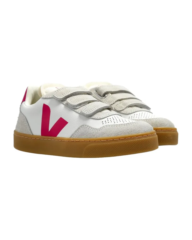VEJA Leather Low-Top Sneakers — White White
