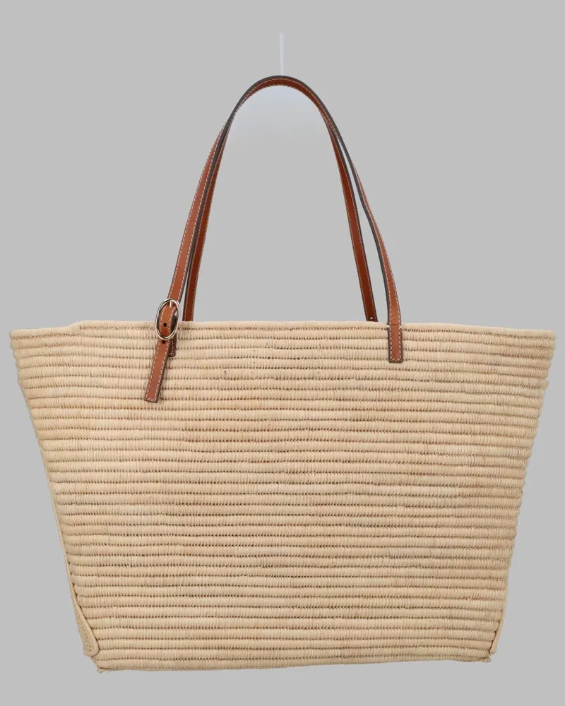 Tory Burch Women's Tote Bag Raffia Beige Handbags Hand Beige