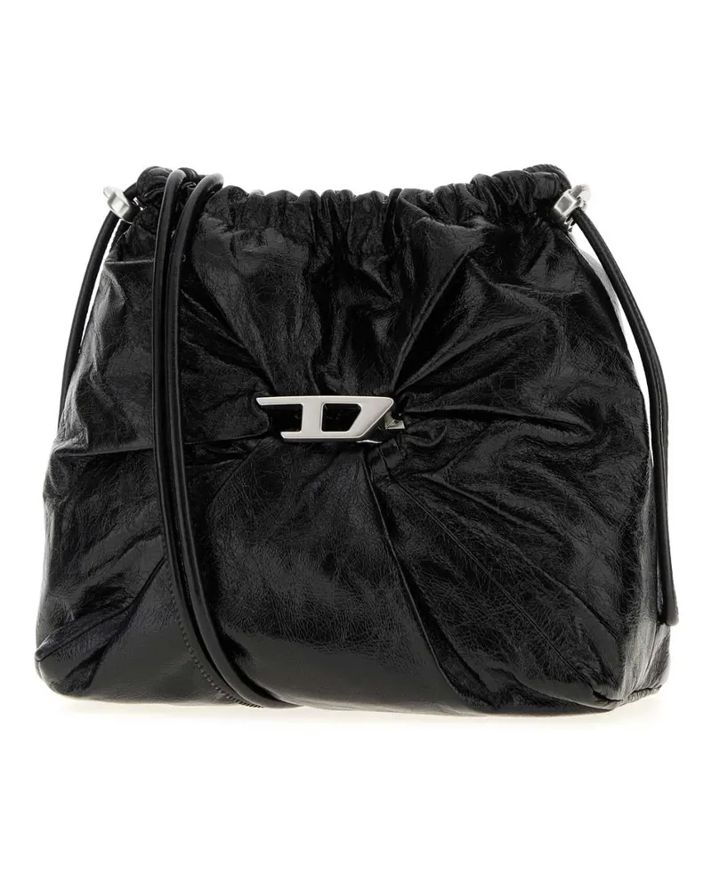 Diesel Women's Tracolla Bucket Bag Black Pmu Black
