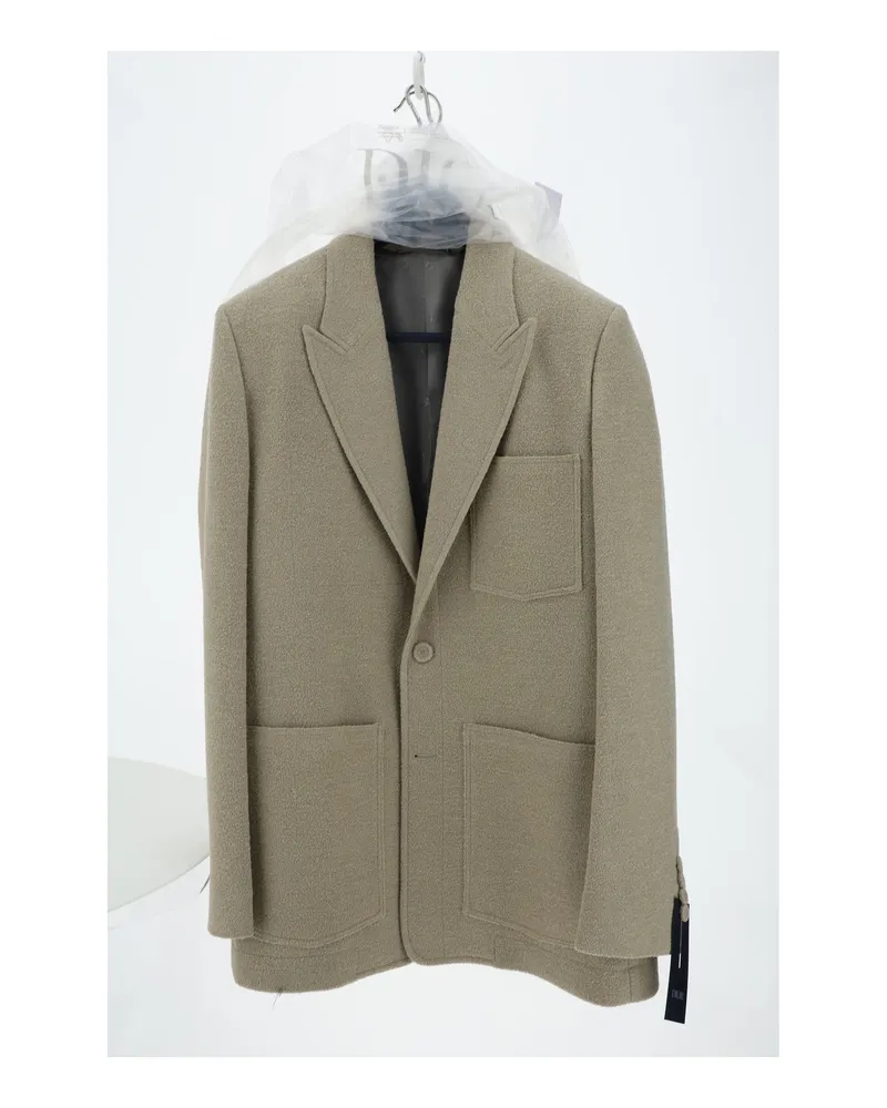 Dior Mens Jacket Beige General Elastane Beige