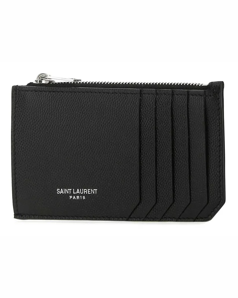Saint Laurent Nero Portafogli Wallet Black