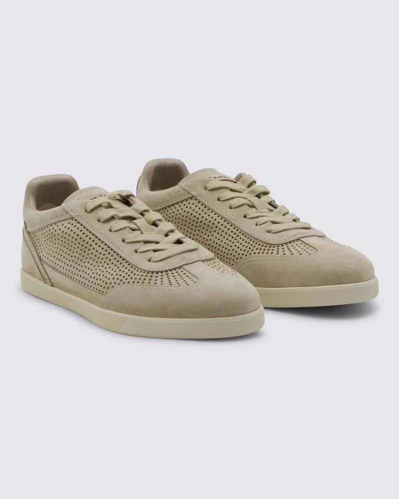 Kiton Men's Sneakers Rope Calf Skin Beige