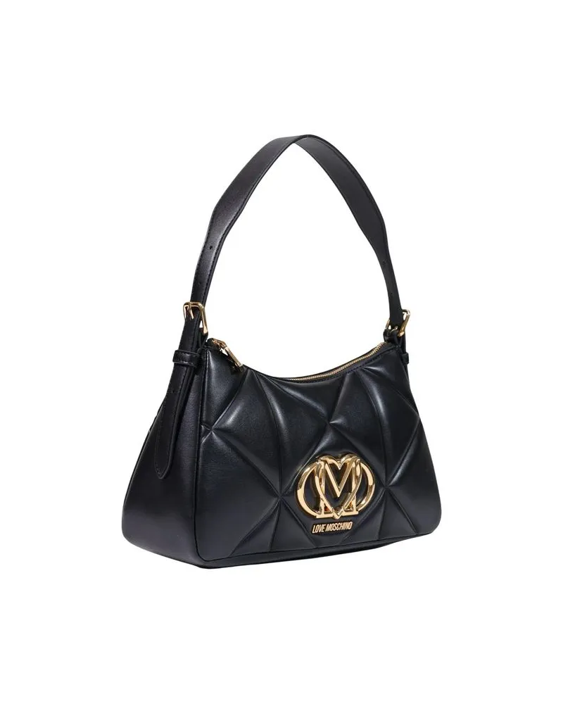 Moschino Women's Black Polyethylene Handbag Bag Black