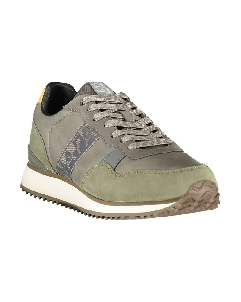 Napapijri Colorblock Lace-Up Sneaker — Gray Gray