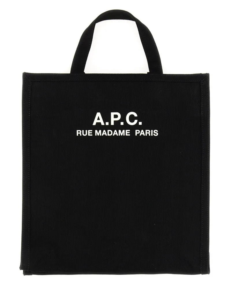 A.P.C. Recuperation Tote Bag — Black Black