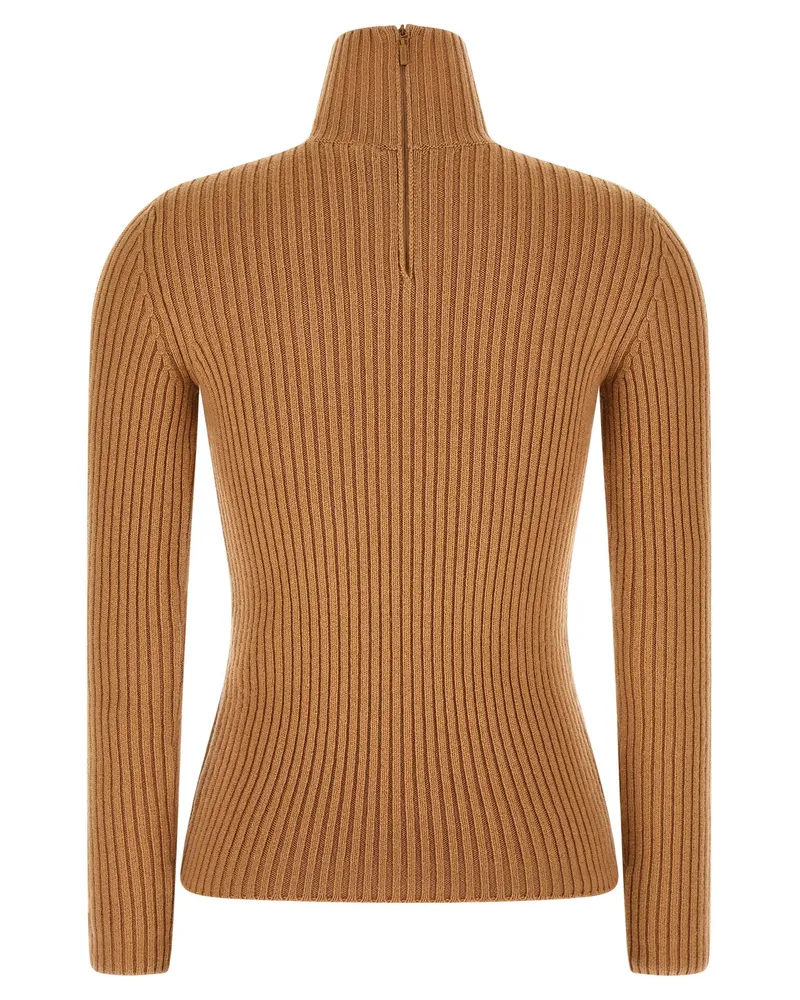 Max Mara Women's Beige Wool Cardigan Clothing Beige