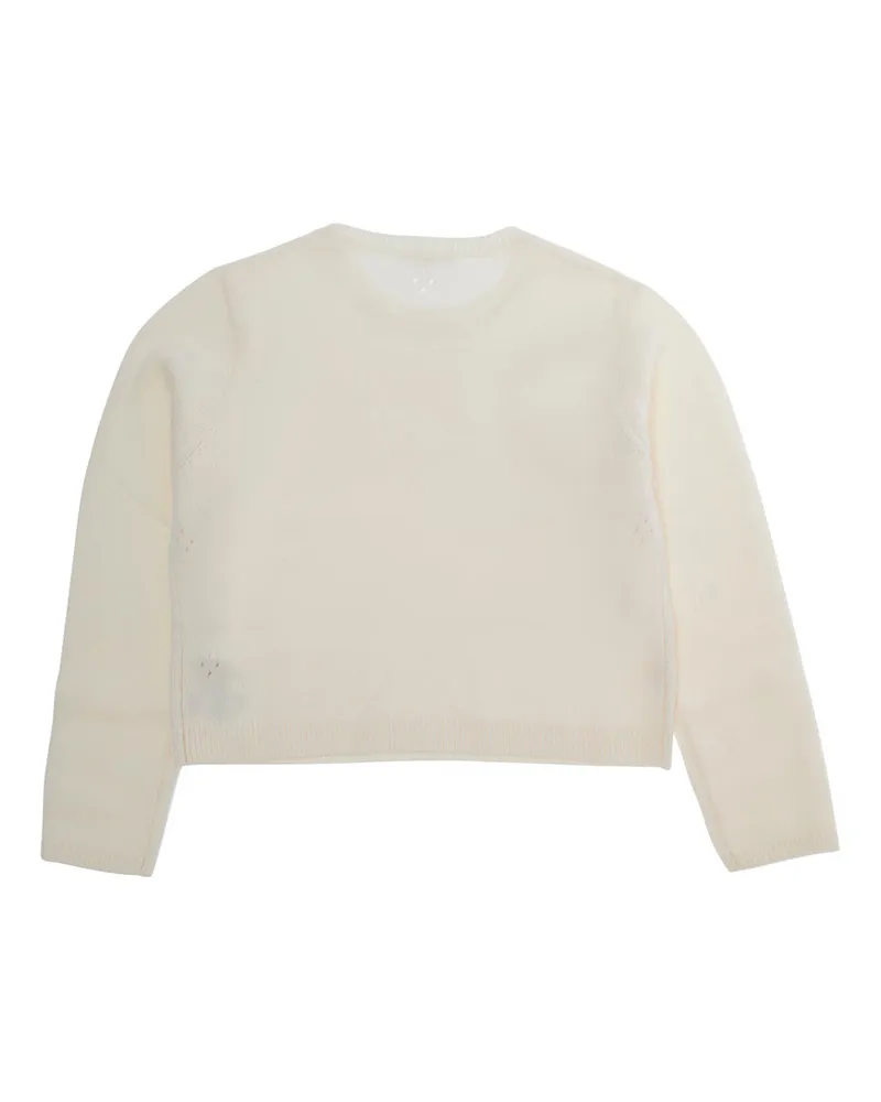 Chloé Wool and Cashmere Sweater — White White