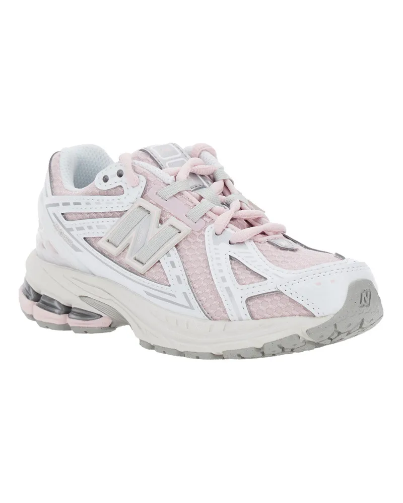New Balance Logo-Detailed Low-Top Sneaker — Pink Pink