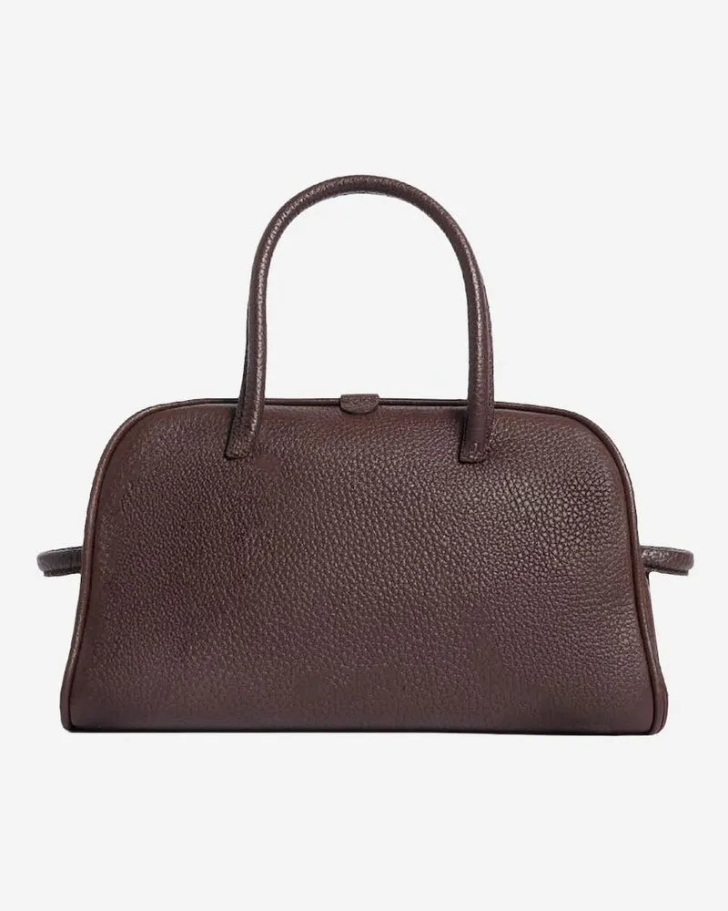 Jacquemus Women's Shoulder Bag Il Piccolo Turismo Dark Brown Leather Brown