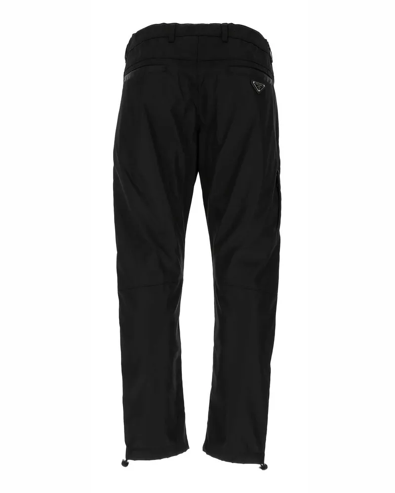 Prada Men's Black Nylon Pant F0002 Recycledpolyamide Pantaloni Black
