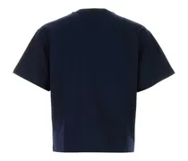 Men's Logo-Striped Cotton T-Shirt Navy