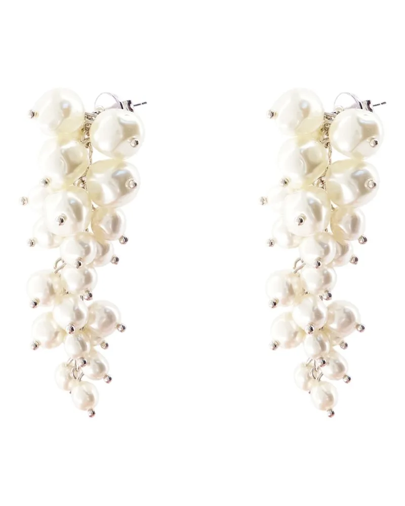 Simone Rocha Women's Cluster Earrings -  Synthetic Pearls Ivory Synthetic_pearls Jewelry-Watches White