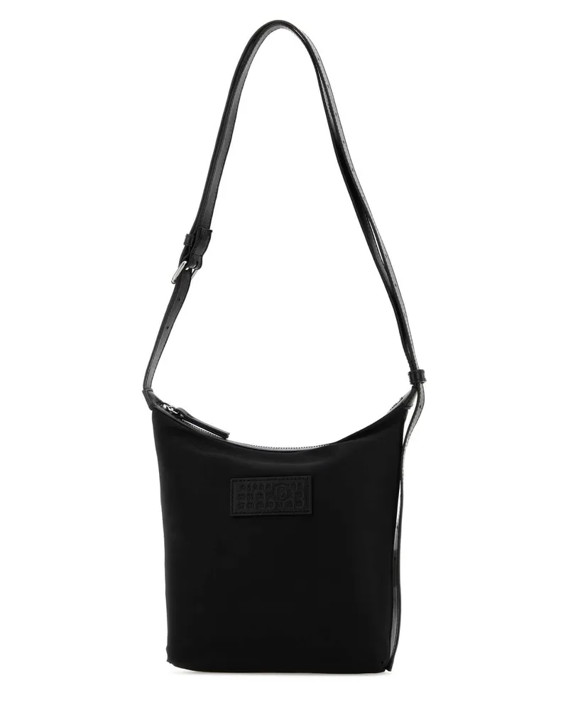 Maison Margiela Women's Black Fabric Numeric Vertical Crossbody Bag T8013 Borse A Tracolla Black
