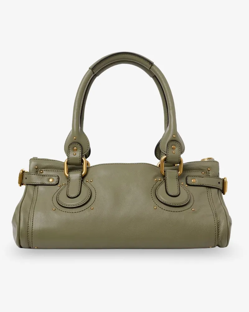 Chloé Women's Shoulder Bag Paddington Green Leather Green
