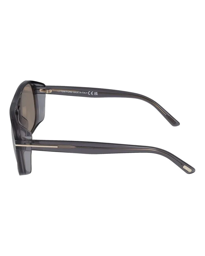 Tom Ford Unisex Sunglasses Ft1022 20e 16-140 Injected Grey